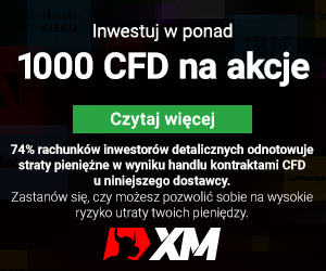 XM Group - 1000 CFD na akcje